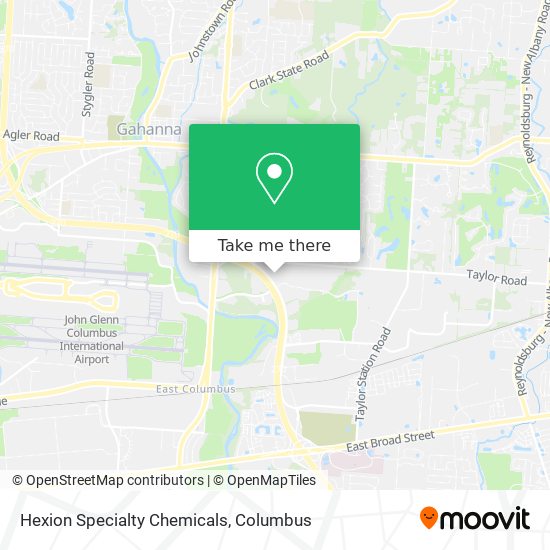 Hexion Specialty Chemicals map