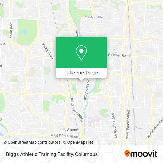 Biggs Athletic Training Facility map