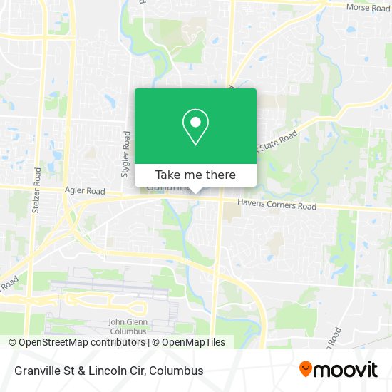 Mapa de Granville St & Lincoln Cir