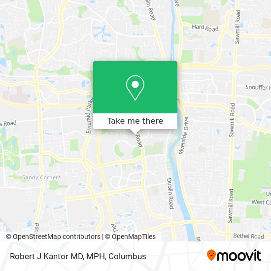Robert J Kantor MD, MPH map