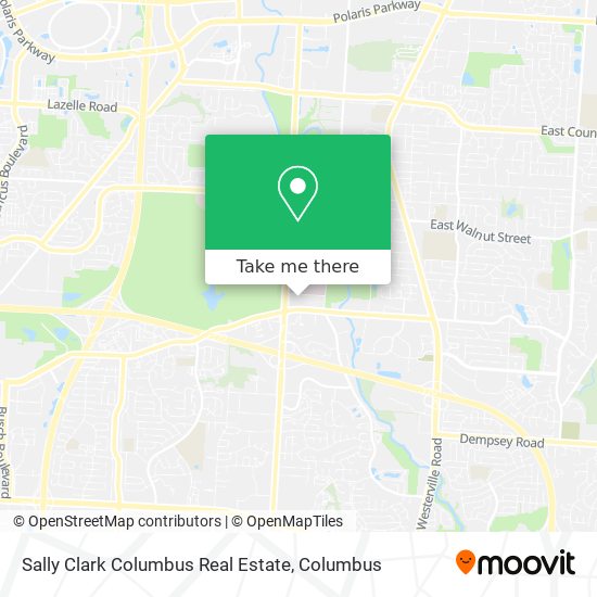 Sally Clark Columbus Real Estate map