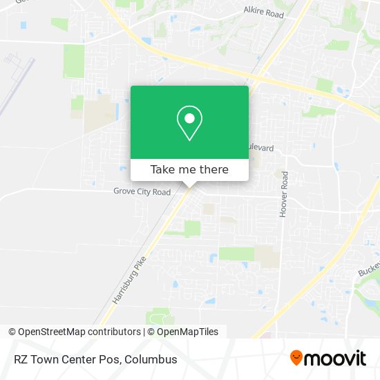 RZ Town Center Pos map