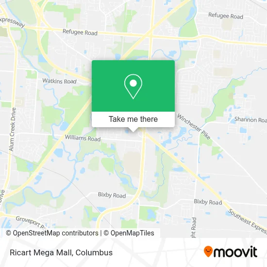 Ricart Mega Mall map