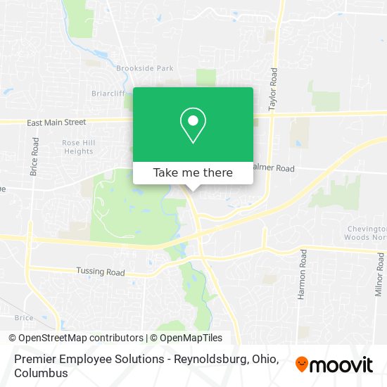 Mapa de Premier Employee Solutions - Reynoldsburg, Ohio