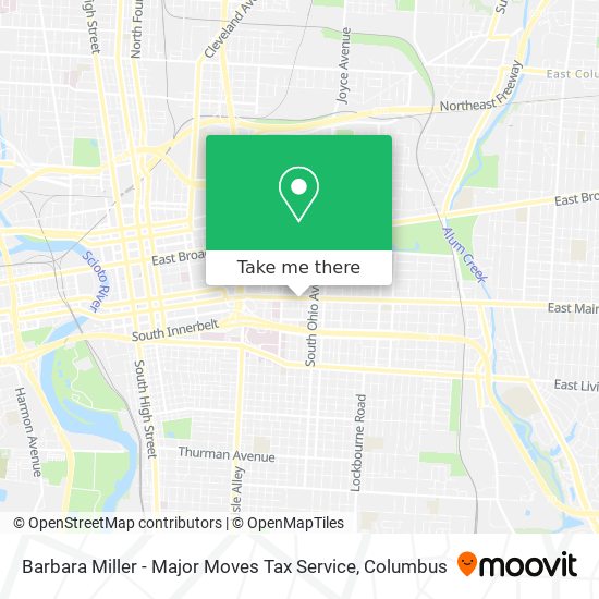 Mapa de Barbara Miller - Major Moves Tax Service