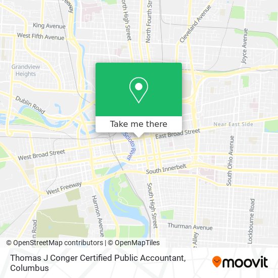 Thomas J Conger Certified Public Accountant map
