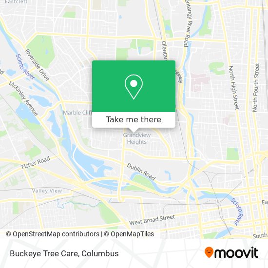 Buckeye Tree Care map