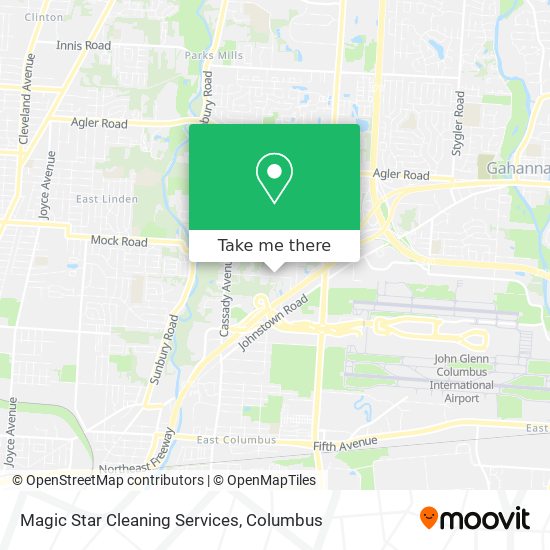 Mapa de Magic Star Cleaning Services
