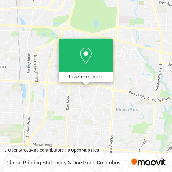 Global Printing Stationery & Doc Prep map