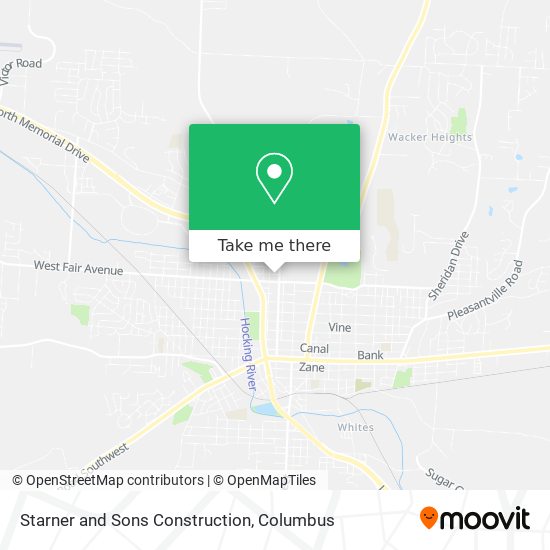 Mapa de Starner and Sons Construction