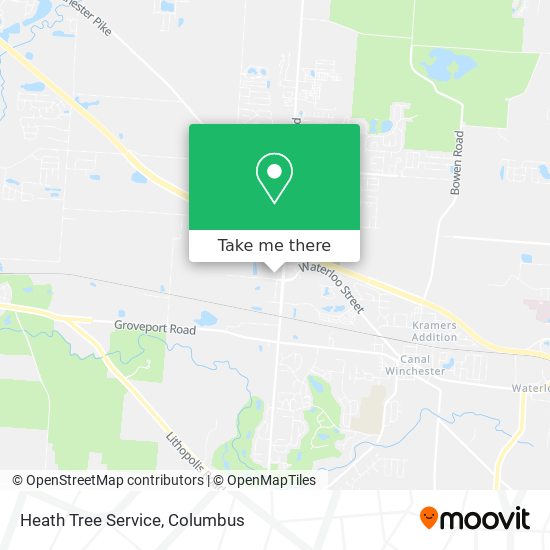 Heath Tree Service map