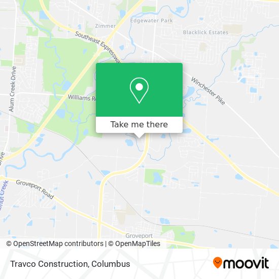 Travco Construction map