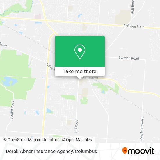 Derek Abner Insurance Agency map