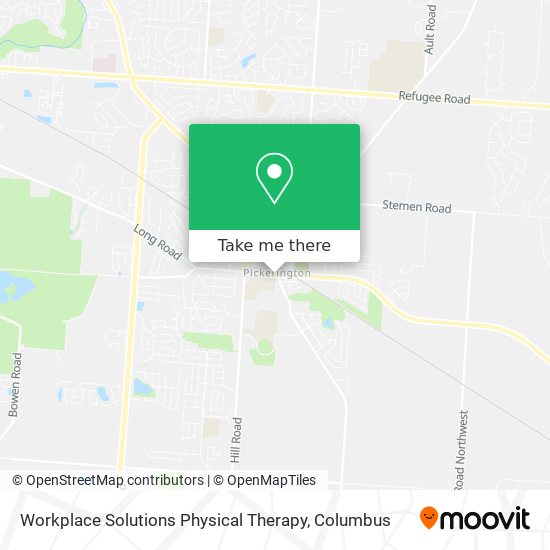Mapa de Workplace Solutions Physical Therapy