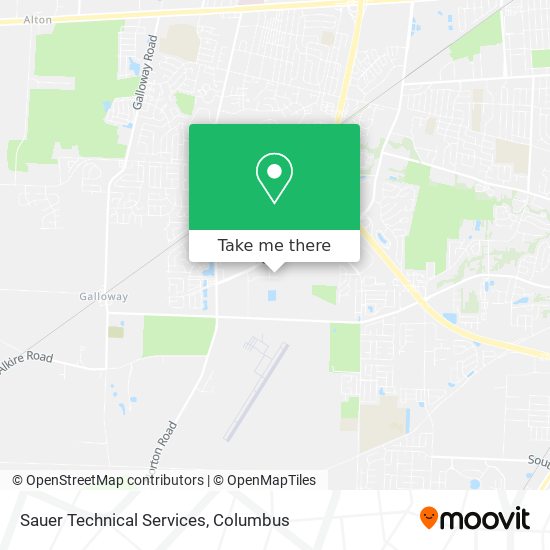 Sauer Technical Services map