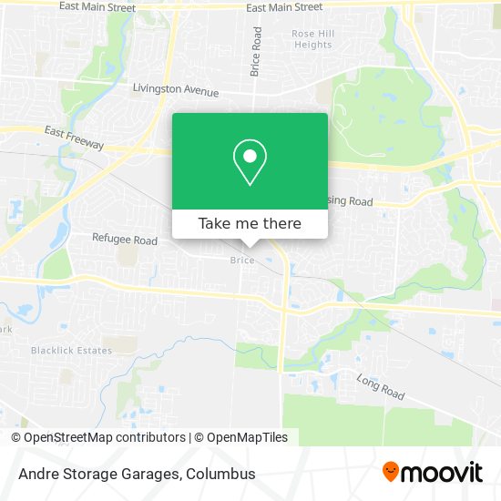 Andre Storage Garages map