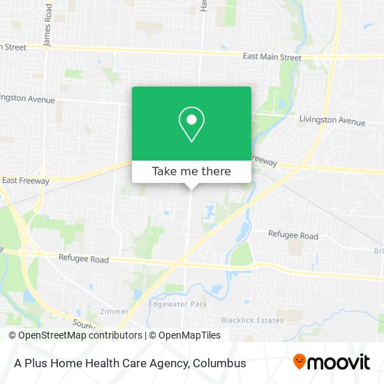 A Plus Home Health Care Agency map