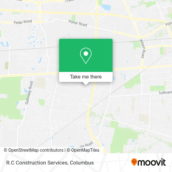 R.C Construction Services map