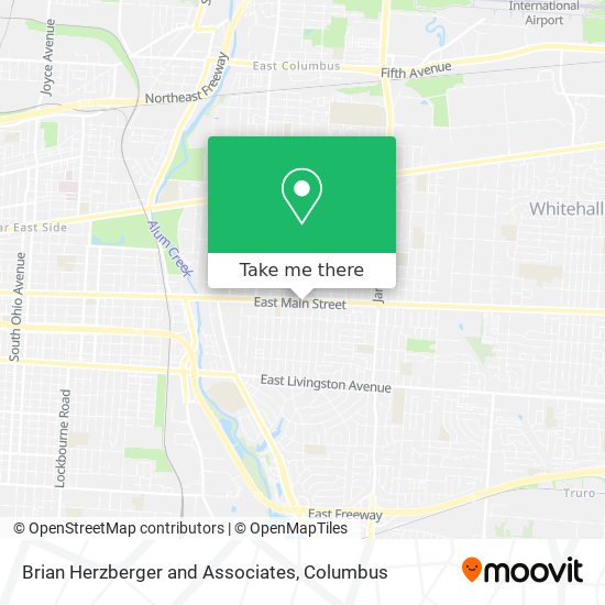 Brian Herzberger and Associates map