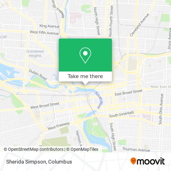 Mapa de Sherida Simpson