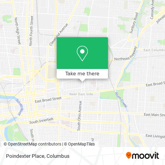 Mapa de Poindexter Place