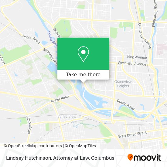 Lindsey Hutchinson, Attorney at Law map