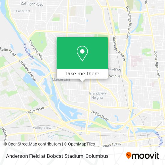 Anderson Field at Bobcat Stadium map