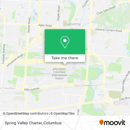 Spring Valley Charter map