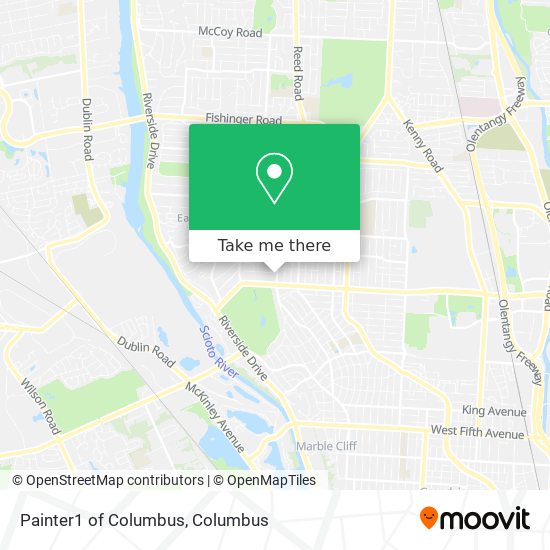 Mapa de Painter1 of Columbus