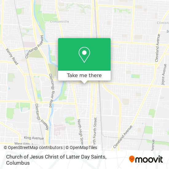 Church of Jesus Christ of Latter Day Saints map