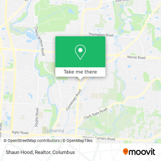 Mapa de Shaun Hood, Realtor