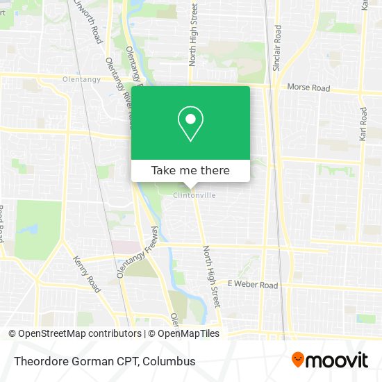 Mapa de Theordore Gorman CPT
