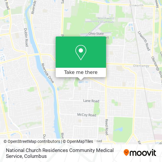 National Church Residences Community Medical Service map