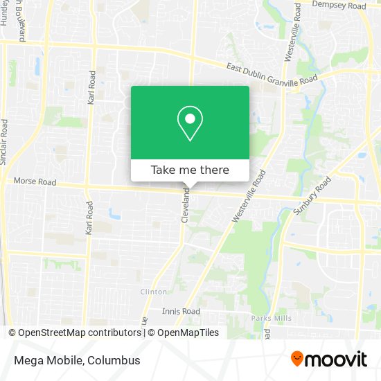 Mapa de Mega Mobile