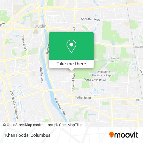 Mapa de Khan Foods
