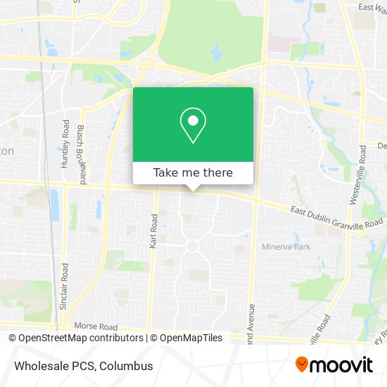 Wholesale PCS map