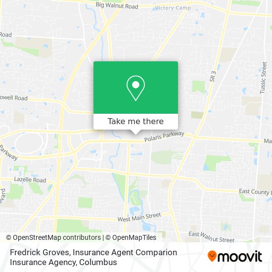 Fredrick Groves, Insurance Agent Comparion Insurance Agency map