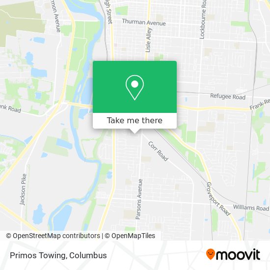 Mapa de Primos Towing