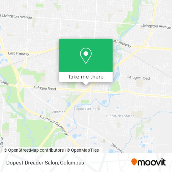 Dopest Dreader Salon map