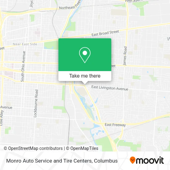 Monro Auto Service and Tire Centers map