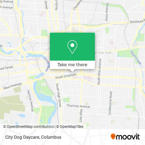 City Dog Daycare map