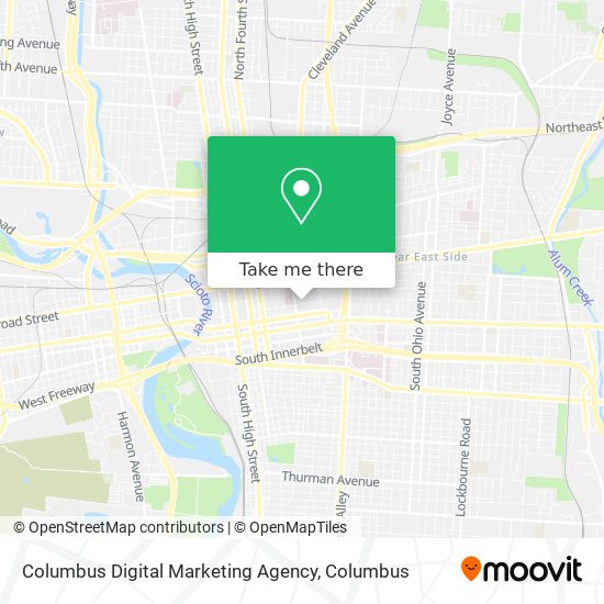Columbus Digital Marketing Agency map