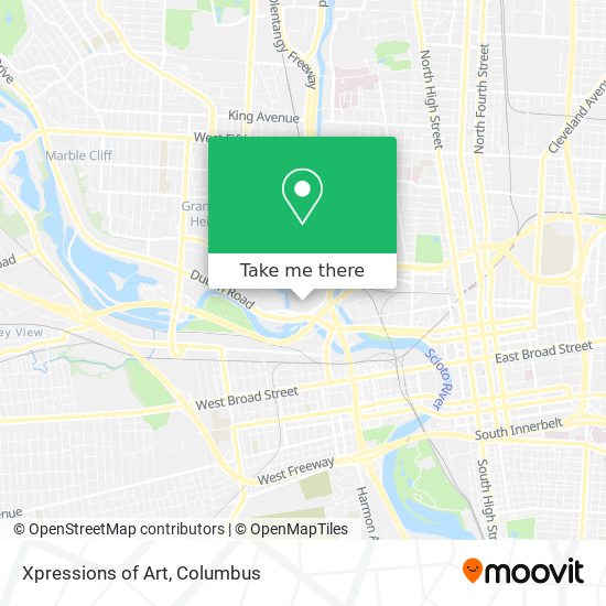 Xpressions of Art map