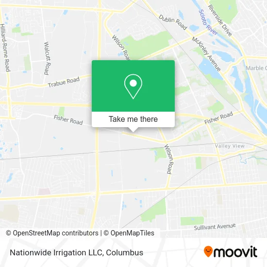 Nationwide Irrigation LLC map