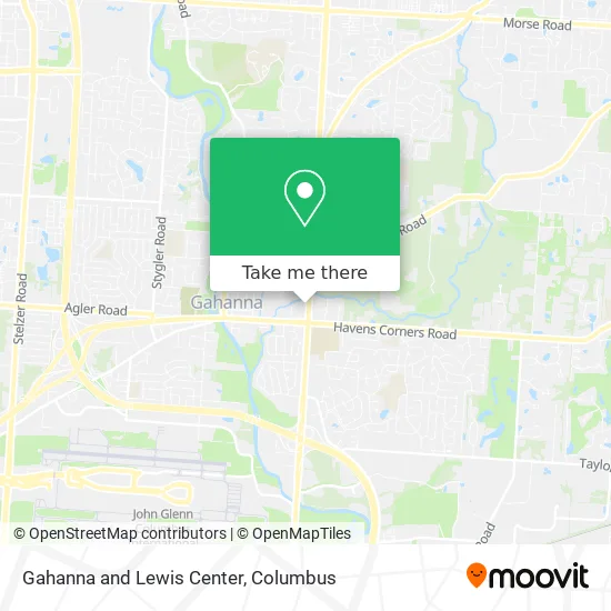 Mapa de Gahanna and Lewis Center