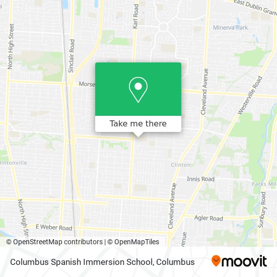 Mapa de Columbus Spanish Immersion School