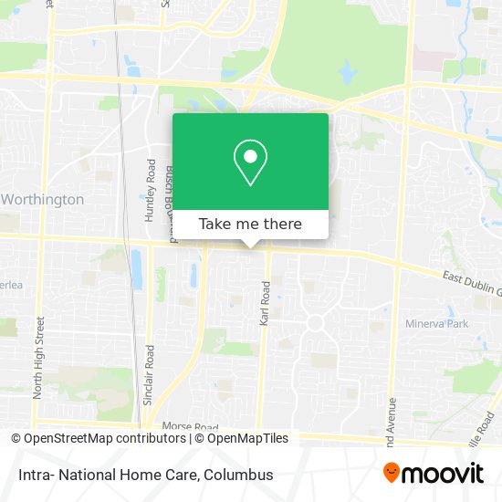 Intra- National Home Care map