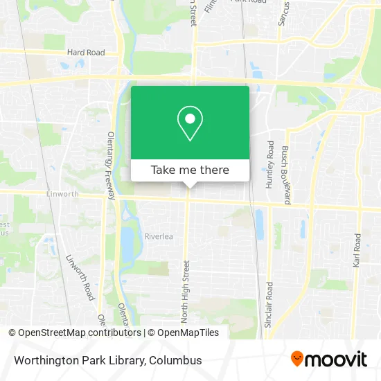 Mapa de Worthington Park Library