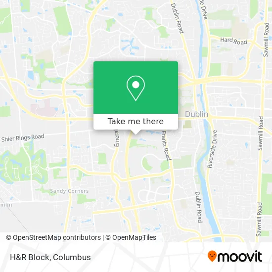 H&R Block map