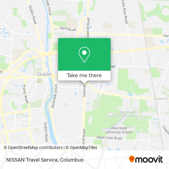Mapa de NISSAN Travel Service